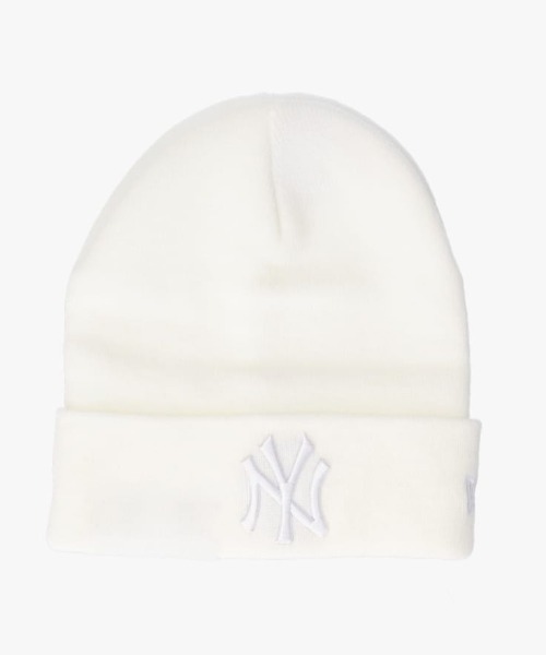 NEW ERA(ニューエラ)の「【別注】NEW ERA KNIT CLASSIC(ニットキャップ/ビーニー・メンズ・ホワイト/ブラック/ネイビー/グリーン/ブラック系2/ブラック系3/ブラック系4/ブラック系5/ブラック系6/ブラック系1/バーガンディー・OSFA)」の2枚目の写真