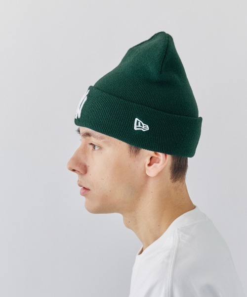 NEW ERA(ニューエラ)の「【別注】NEW ERA KNIT CLASSIC(ニットキャップ/ビーニー・メンズ・ホワイト/ブラック/ネイビー/グリーン/ブラック系2/ブラック系3/ブラック系4/ブラック系5/ブラック系6/ブラック系1/バーガンディー・OSFA)」の20枚目の写真
