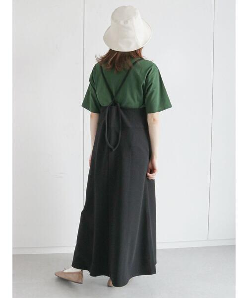 ehka sopo(エヘカソポ)の「◎カットキャミワンピース(ワンピース・レディース・グレー/カーキ/ブラック・フリ-)」の21枚目の写真