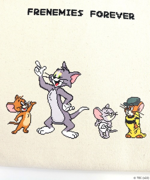 Tom&Jerry(トムアンドジェリー)の「【公式】TOM and JERRY ピクセル PCケース(PC・タブレットケース・レディース・ホワイト/ブルー・FREE)」の7枚目の写真