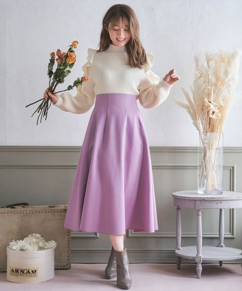 新品·未使用·タグ付き]NOELA フリルスリーブニット 半袖トップス