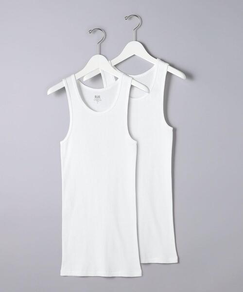 BLUE（ブルー）の「＜BLUE＞ 2パック タンクトップ（Tシャツ 