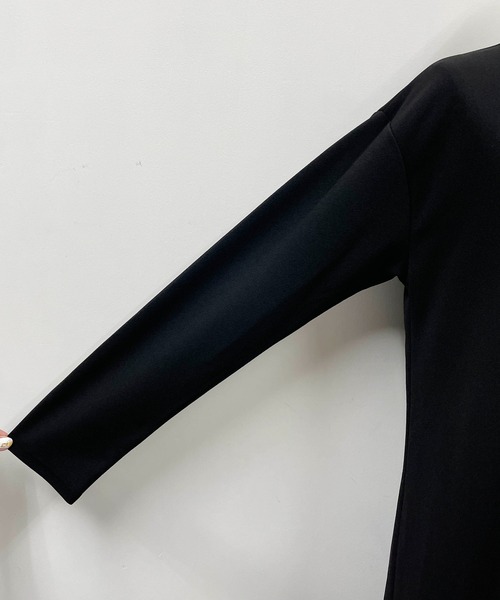 PICCIN（ピッチン）の「サイドプリーツパールワンピース（ワンピース・レディース・ブラック/モカ・M/L）」の17枚目の写真