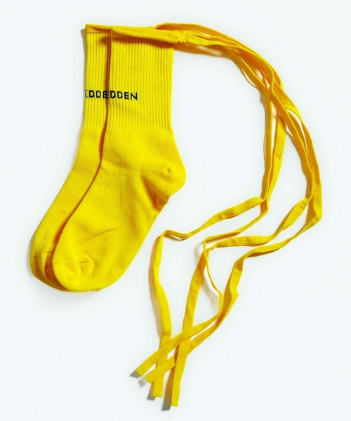 babyShoop(ベイビーシュープ)の「レースアップデザインソックス(ソックス/靴下・レディース・ブラック/ピンク/イエロー/オレンジ/ライトイエロー/ブルー/グリーン・FREE)」の4枚目の写真