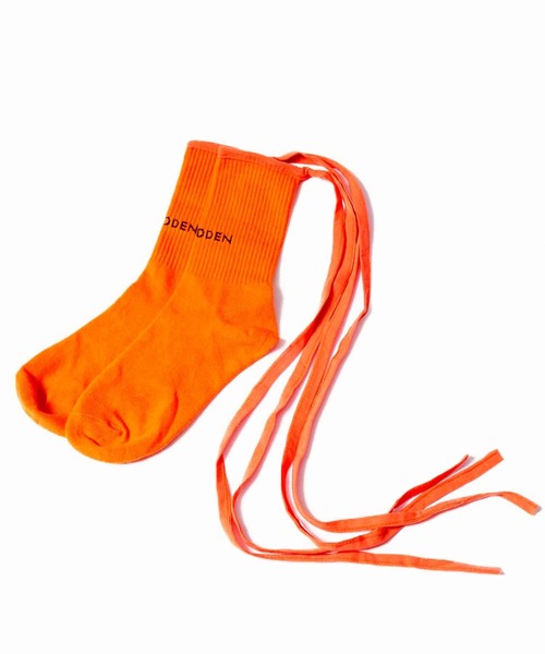 babyShoop(ベイビーシュープ)の「レースアップデザインソックス(ソックス/靴下・レディース・ブラック/ピンク/イエロー/オレンジ/ライトイエロー/ブルー/グリーン・FREE)」の7枚目の写真