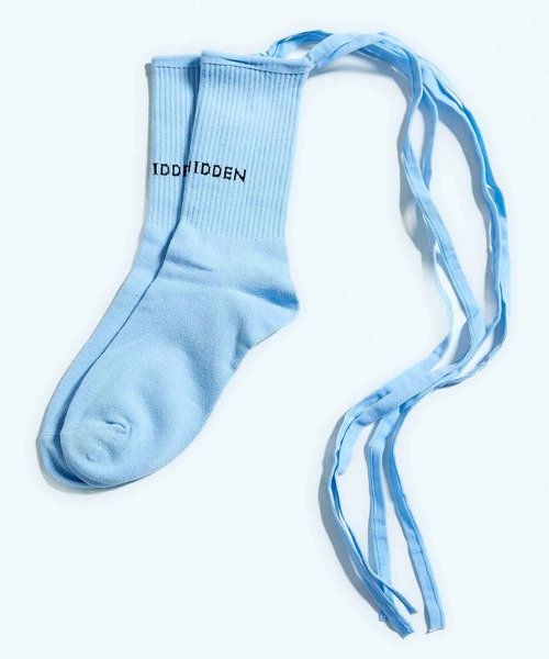 babyShoop(ベイビーシュープ)の「レースアップデザインソックス(ソックス/靴下・レディース・ブラック/ピンク/イエロー/オレンジ/ライトイエロー/ブルー/グリーン・FREE)」の3枚目の写真