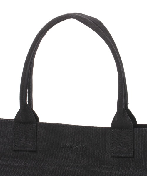 LEPSIM（レプシィム）の「キャンバストートバッグ[M]　344200（トートバッグ・レディース・オフホワイト/グレー/ブラック・ONE SIZE）」の11枚目の写真
