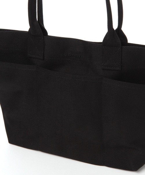 LEPSIM（レプシィム）の「キャンバストートバッグ[M]　344200（トートバッグ・レディース・オフホワイト/グレー/ブラック・ONE SIZE）」の9枚目の写真