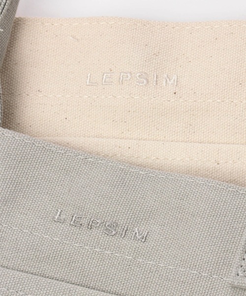LEPSIM（レプシィム）の「キャンバストートバッグ[M]　344200（トートバッグ・レディース・オフホワイト/グレー/ブラック・ONE SIZE）」の14枚目の写真