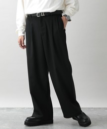 RAGEBLUE | TRストレッチ/タックワイドパンツ(スラックス)