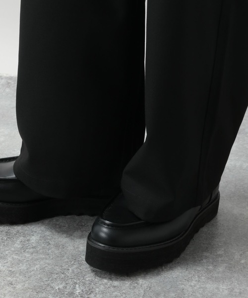 RAGEBLUE(レイジブルー)の「TRストレッチ/タックワイドパンツ(スラックス・メンズ・ブラック/ダークブラウン/オフホワイト/ダークグレー・SMALL/MEDIUM/LARGE)」の14枚目の写真