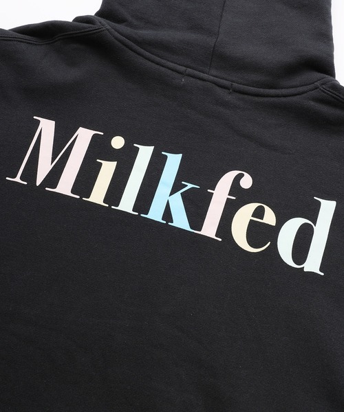MILKFED.(ミルクフェド)の「D ONE MILKFED BIG SWEAT HOODIE(パーカー・レディース・ライトピンク/オフホワイト/ネイビー/ブラック/ライトブルー・ONE SIZE)」の12枚目の写真