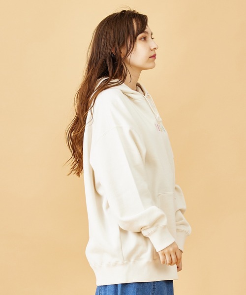 MILKFED.(ミルクフェド)の「D ONE MILKFED BIG SWEAT HOODIE(パーカー・レディース・ライトピンク/オフホワイト/ネイビー/ブラック/ライトブルー・ONE SIZE)」の21枚目の写真