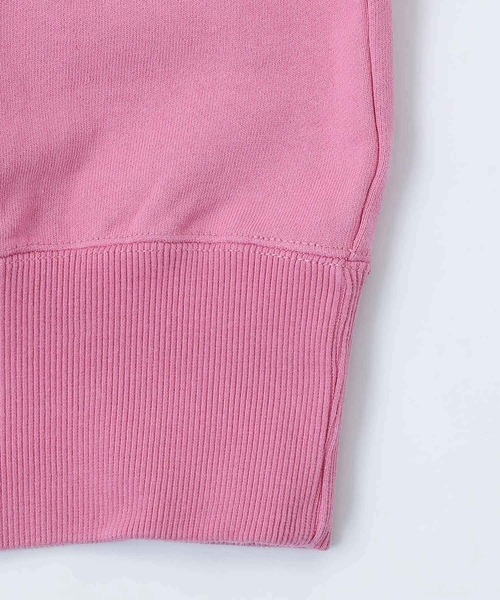 X-girl(エックスガール)の「COLLEGE LOGO HIGH NECK SWEAT(スウェット・レディース・チャコール/ピンク/ネイビー・S/M)」の5枚目の写真