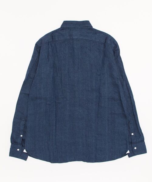 BARBA（バルバ）の「BARBA / リネンシャツ（シャツ/ブラウス・メンズ・ネイビー・43）」の2枚目の写真