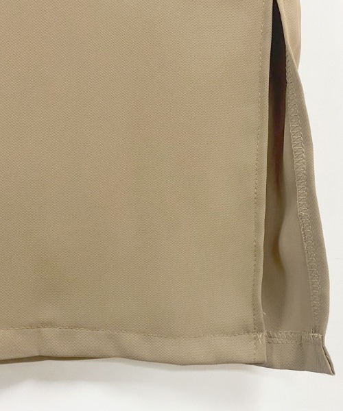 Doux Belle（ドゥーベル）の「サイドスリットワイドパンツ オールインワン（サロペット/オーバーオール・レディース・ブラック/ブラウン・FREE）」の6枚目の写真