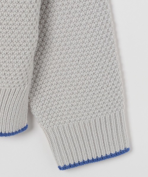 niko and...（ニコアンド）の「洗えるカラーパレット2WAYカーディガンプルオーバー（ニット/セーター・レディース・レッド/ライトグレー/ダークブラウン/オフホワイト/ブルー/アイボリー/ダークブルー/シャーベット/パープル系その他/グリーン/ライトイエロー・MEDIUM/LARGE）」の22枚目の写真