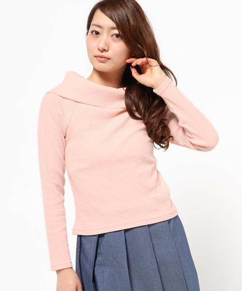 OUTLET(アウトレット)の「【who's who Chico】テレコセーラープルオーバー(Tシャツ/カットソー・レディース・ピンク・FREE)」の1枚目の写真