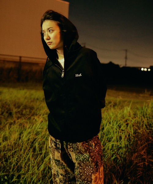 HUF（ハフ）の「MIXED UP CORD JACKET / HUF フードジャケット コーデュロイ（ブルゾン・メンズ・マルチ/ブラック/ブラウン・SMALL/MEDIUM/LARGE/X-LARGE/XX-LARGE）」の9枚目の写真