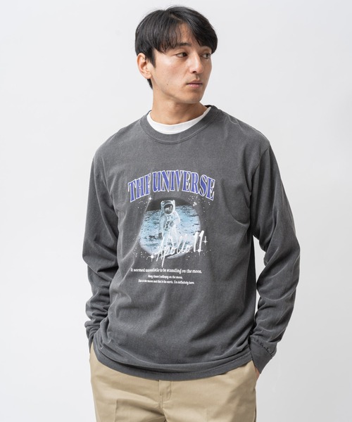 NASA（ナサ）の「【 NASA / ナサ 】 APOLLO Rock Tee ロンT 長袖 アポロ 22AW BKI（Tシャツ/カットソー・メンズ・その他1/その他2・FREE）」の2枚目の写真