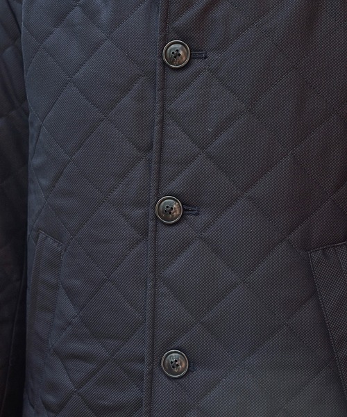 UNION STATION（ユニオンステーション）の「【EFFORTLESS】【Thinsulate/シンサレート】スタンドカラーキルティングジャケット（ブルゾン・メンズ・グレー/ネイビー・M/L/LL）」の9枚目の写真