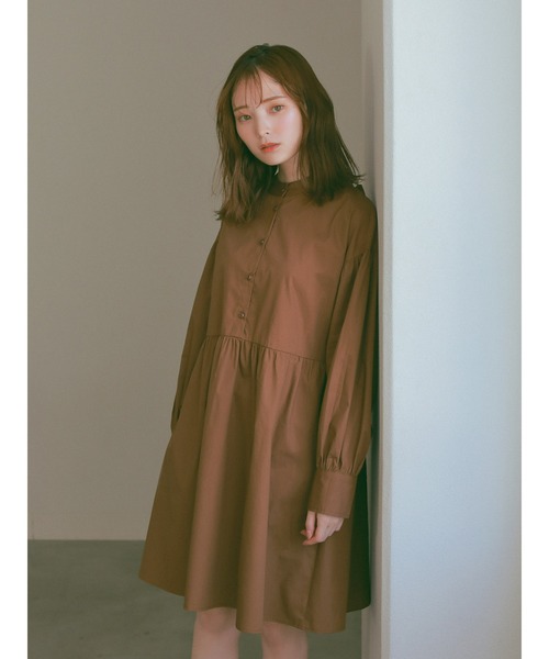 ehka sopo（エヘカソポ）の「【so4u×ehkasopo】2WAYリボンワンピース（ワンピース・レディース・ベージュ/ブラウン・ﾌﾘ-）」の15枚目の写真