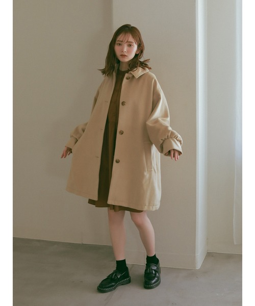 ehka sopo（エヘカソポ）の「【so4u×ehkasopo】2WAYリボンワンピース（ワンピース・レディース・ベージュ/ブラウン・ﾌﾘ-）」の12枚目の写真