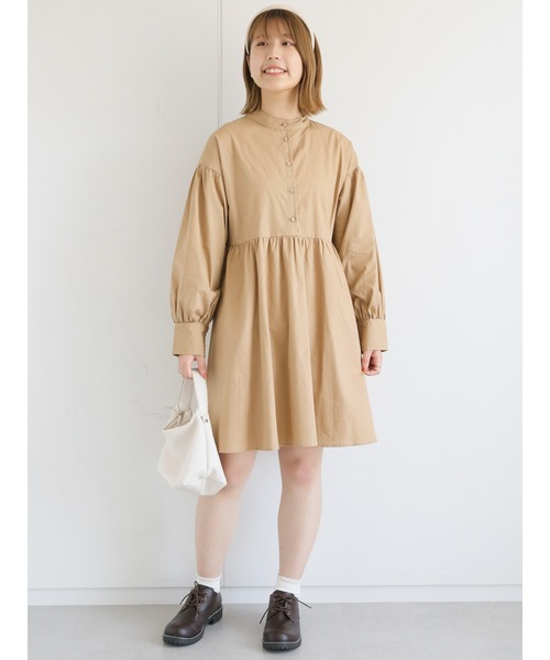 ehka sopo（エヘカソポ）の「【so4u×ehkasopo】2WAYリボンワンピース（ワンピース・レディース・ベージュ/ブラウン・ﾌﾘ-）」の13枚目の写真