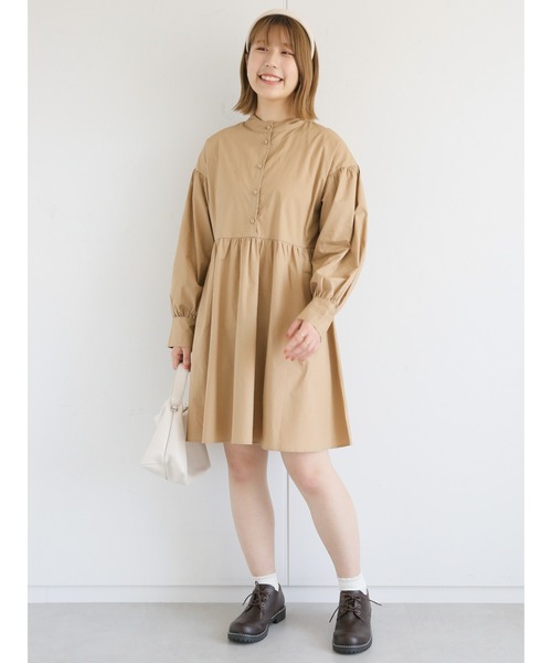 ehka sopo（エヘカソポ）の「【so4u×ehkasopo】2WAYリボンワンピース（ワンピース・レディース・ベージュ/ブラウン・ﾌﾘ-）」の7枚目の写真