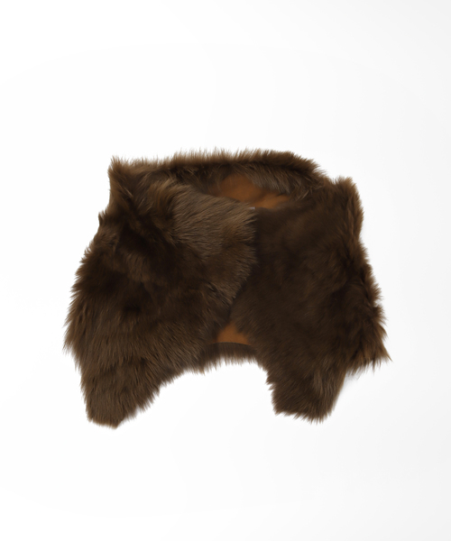 Noble（ノーブル）の「【GUSHLOW＆COLE】Toscana ストール（マフラー・レディース・ブラウン・FREE）」の2枚目の写真