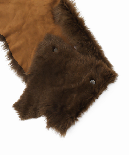 Noble（ノーブル）の「【GUSHLOW＆COLE】Toscana ストール（マフラー・レディース・ブラウン・FREE）」の7枚目の写真