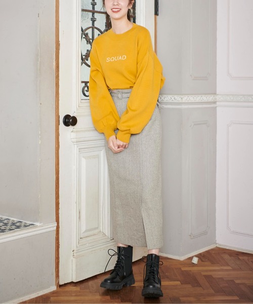 FREE'S MART（フリーズマート）の「◆[低身長サイズ/Sシリーズ]ベルト付ハイウエストナロースカート（スカート・レディース・ブラック/グリーン/グレー系その他/ベージュ系その他・SMALL/MEDIUM/X-SMALL）」の22枚目の写真