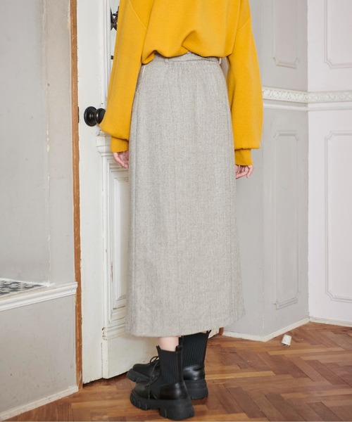 FREE'S MART（フリーズマート）の「◆[低身長サイズ/Sシリーズ]ベルト付ハイウエストナロースカート（スカート・レディース・ブラック/グリーン/グレー系その他/ベージュ系その他・SMALL/MEDIUM/X-SMALL）」の15枚目の写真