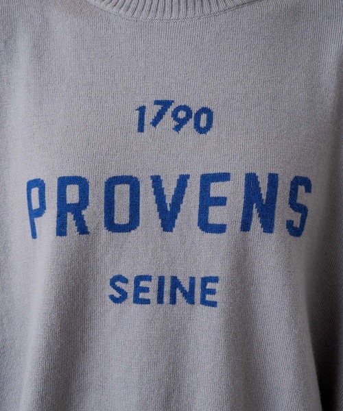 PUAL CE CIN（ピュアルセシン）の「ロゴインターシャニットプルオーバー（ニット/セーター・レディース・ベージュ/グレー・FREE）」の18枚目の写真