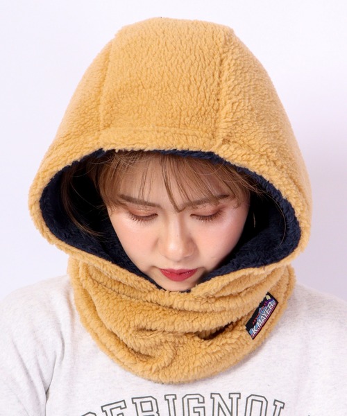 KRIFF MAYER（クリフメイヤー）の「KRIFF MAYER ニンジャりん（ネックウォーマー/スヌード・メンズ・ブラック/ベージュ/ネイビー/カーキ/グレー/ボルドー/マルチ/カモフラージュ/モカ/グリーン系カモフラージュ/ブラウン/ブラック系/カーキ系/その他1/その他2/オフホワイト/グレー系/ネイビー系/ブラウン系/その他/レオパード・L/M）」の10枚目の写真