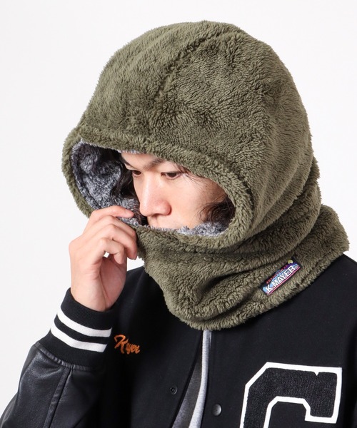 KRIFF MAYER（クリフメイヤー）の「KRIFF MAYER ニンジャりん（ネックウォーマー/スヌード・メンズ・ブラック/ベージュ/ネイビー/カーキ/グレー/ボルドー/マルチ/カモフラージュ/モカ/グリーン系カモフラージュ/ブラウン/ブラック系/カーキ系/その他1/その他2/オフホワイト/グレー系/ネイビー系/ブラウン系/その他/レオパード・L/M）」の11枚目の写真