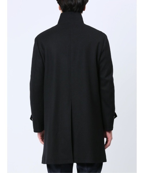 アレキサンダージュリアン　メンズ　カシミヤコート　Mサイズ　ブラック　極美品 アレキサンダージュリアン メンズ カシミヤコート Mサイズ