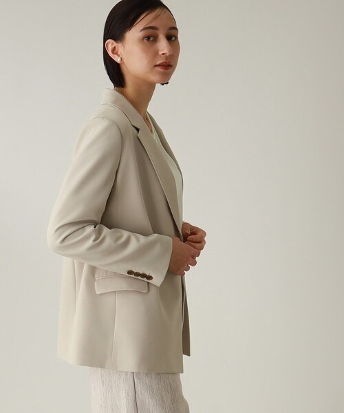 THE SHOP TK （ザ ショップ ティーケー ）の「◆【セレモニー/入卒/洗える/SETUP可】ダブルクロス ダブルジャケット（テーラードジャケット・レディース・ブラック/ライトグレー/ネイビー・11/12/13/14）」の11枚目の写真