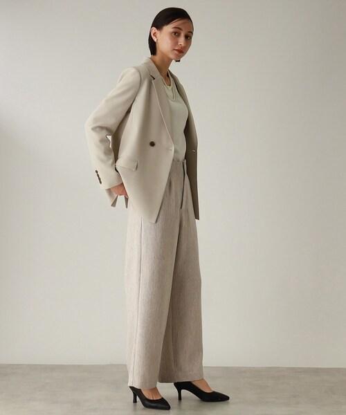 THE SHOP TK （ザ ショップ ティーケー ）の「◆【セレモニー/入卒/洗える/SETUP可】ダブルクロス ダブルジャケット（テーラードジャケット・レディース・ブラック/ライトグレー/ネイビー・11/12/13/14）」の16枚目の写真