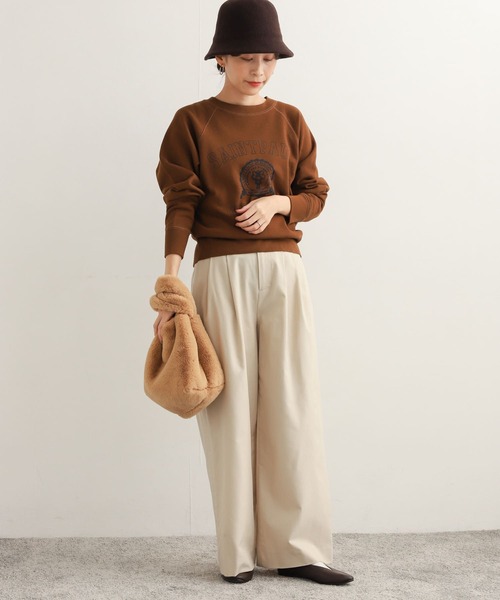 URBAN RESEARCH ドアーズ　カレッジロゴスウェットプルオーバー♪ URBAN RESEARCH DOORS（アーバンリサーチドアーズ）の「カレッジ