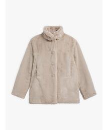 agnes b.（アニエスベー）の「JGA5 VESTE フェイクファーコート