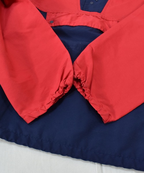 Abercrombie&Fitch(アバークロンビーアンドフィッチ)の「【ヴィンテージ古着】80's ABERCROMBIE&FITCH / アバクロンビー&フィッチ アノラックパーカー(ブルゾン・メンズ・レッド・MEDIUM)」の6枚目の写真