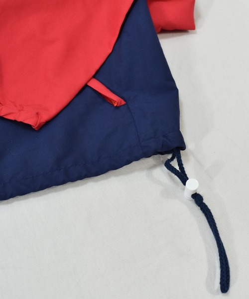 Abercrombie&Fitch(アバークロンビーアンドフィッチ)の「【ヴィンテージ古着】80's ABERCROMBIE&FITCH / アバクロンビー&フィッチ アノラックパーカー(ブルゾン・メンズ・レッド・MEDIUM)」の4枚目の写真