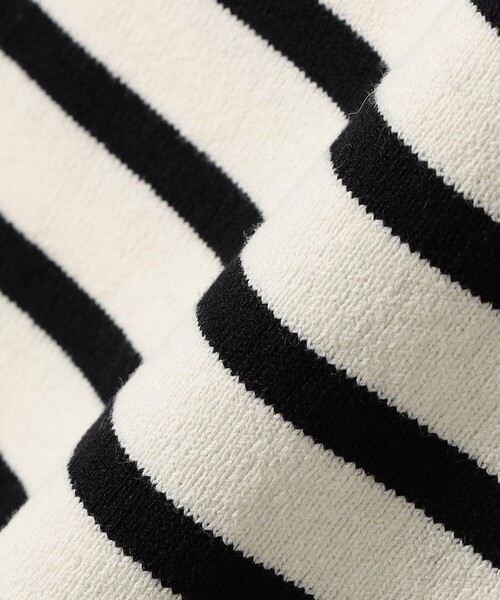 Coohem（コーヘン）の「【SHIPS別注】COOHEM:ウェーブコットンバスクプルオーバー（ニット/セーター・レディース・ブルー/イエロー/ブラック・ONE SIZE）」の9枚目の写真