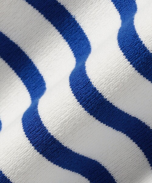 Coohem（コーヘン）の「【SHIPS別注】COOHEM:ウェーブコットンバスクプルオーバー（ニット/セーター・レディース・ブルー/イエロー/ブラック・ONE SIZE）」の7枚目の写真