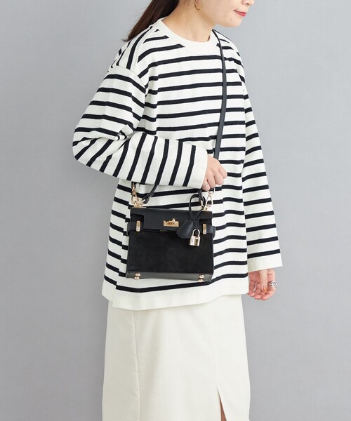 Coohem（コーヘン）の「【SHIPS別注】COOHEM:ウェーブコットンバスクプルオーバー（ニット/セーター・レディース・ブルー/イエロー/ブラック・ONE SIZE）」の12枚目の写真