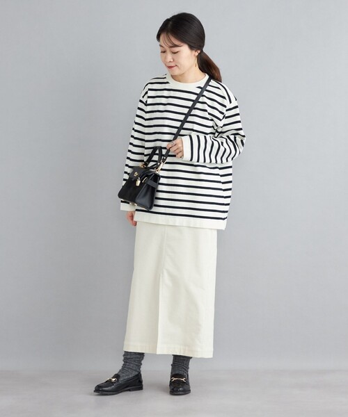 Coohem（コーヘン）の「【SHIPS別注】COOHEM:ウェーブコットンバスクプルオーバー（ニット/セーター・レディース・ブルー/イエロー/ブラック・ONE SIZE）」の14枚目の写真