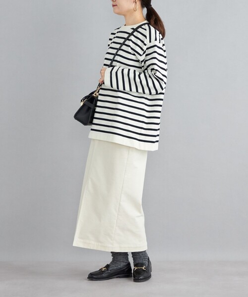 Coohem（コーヘン）の「【SHIPS別注】COOHEM:ウェーブコットンバスクプルオーバー（ニット/セーター・レディース・ブルー/イエロー/ブラック・ONE SIZE）」の15枚目の写真