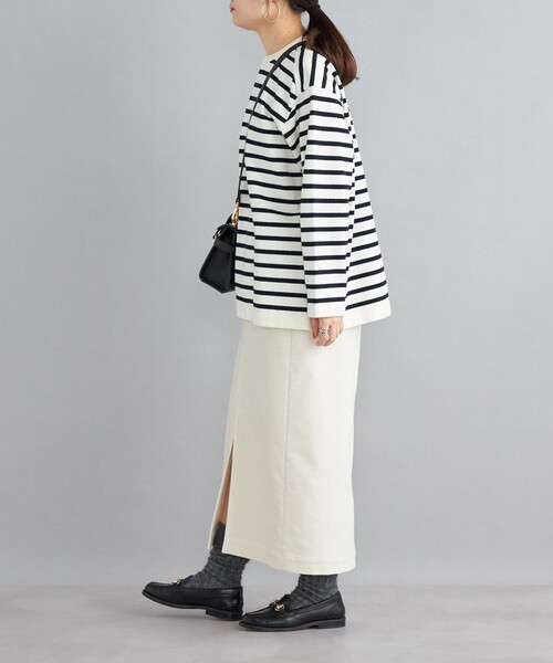 Coohem（コーヘン）の「【SHIPS別注】COOHEM:ウェーブコットンバスクプルオーバー（ニット/セーター・レディース・ブルー/イエロー/ブラック・ONE SIZE）」の16枚目の写真