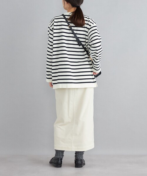 Coohem（コーヘン）の「【SHIPS別注】COOHEM:ウェーブコットンバスクプルオーバー（ニット/セーター・レディース・ブルー/イエロー/ブラック・ONE SIZE）」の17枚目の写真